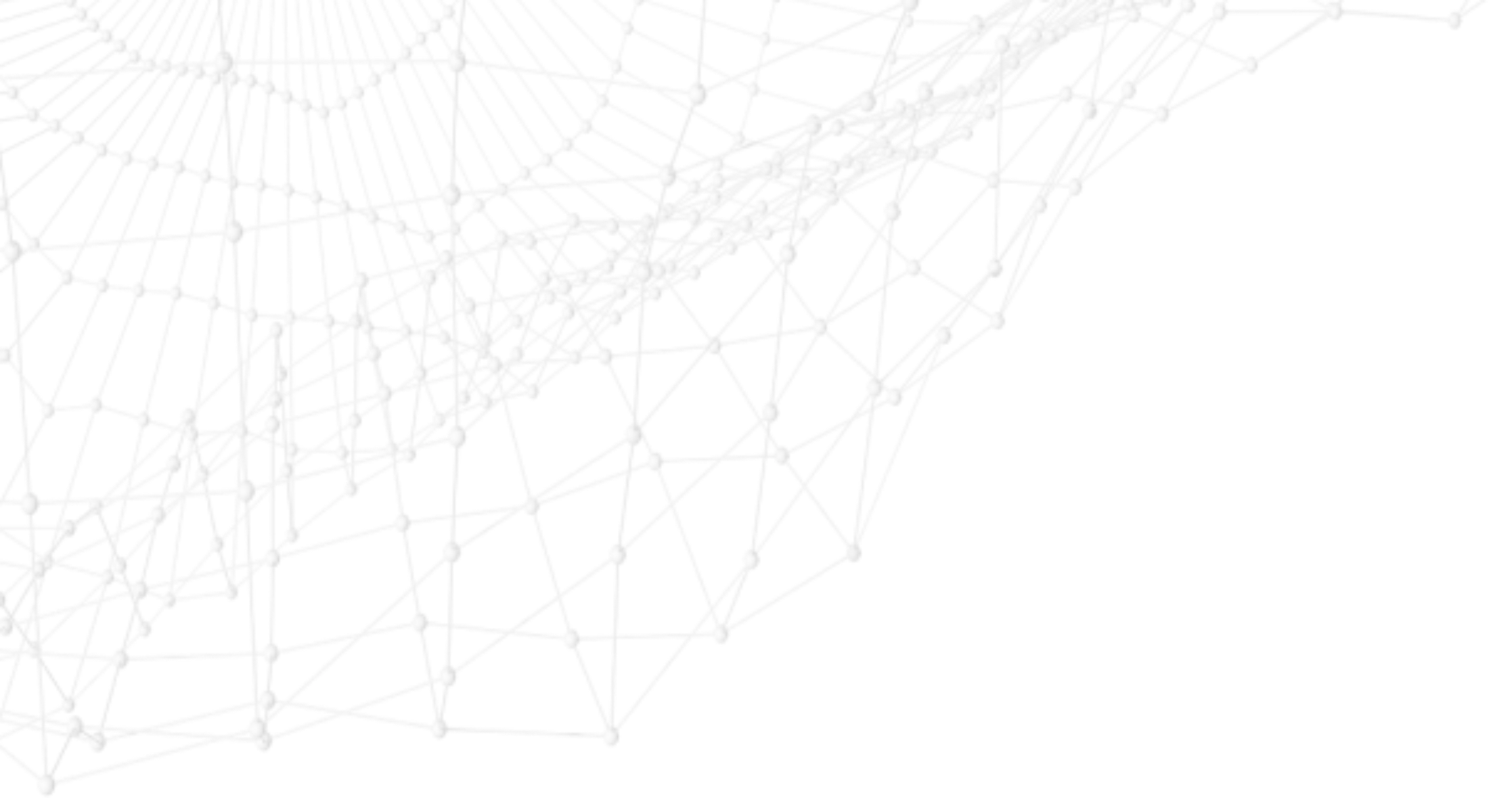 Abstrakcyjna biała siatka trójwymiarowych połączeń na czarnym tle