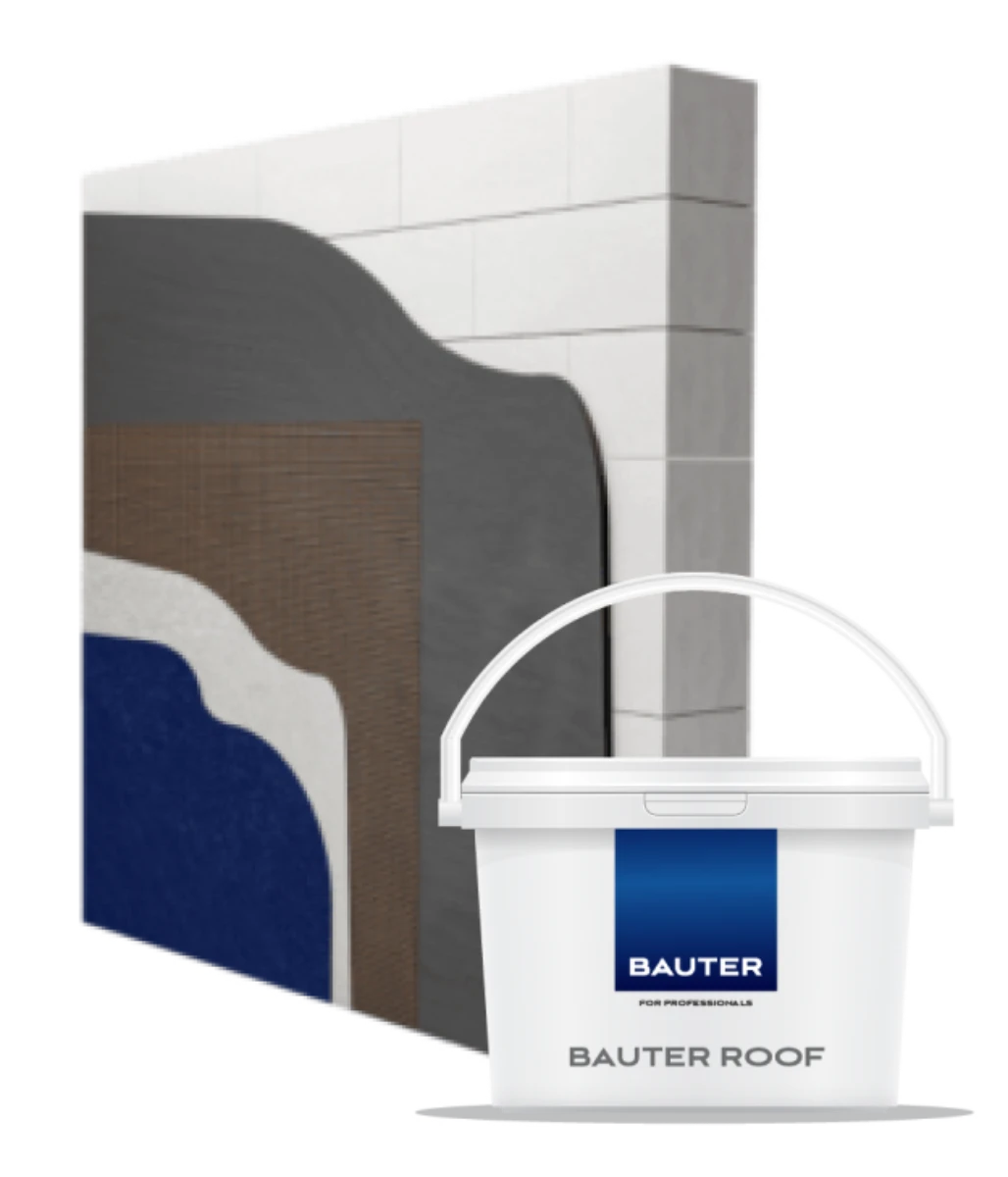 Izolacja Termiczna - Przekrój wielowarstwowej izolacji dachowej z pojemnikiem Farba termoizolacyjna